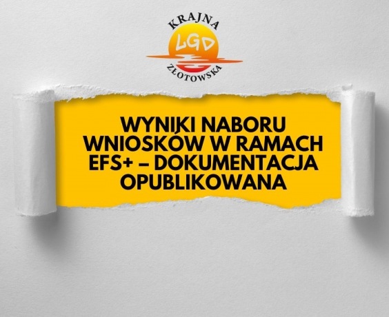 Wyniki naboru wniosków w ramach EFS+ – dokumentacja opublikowana